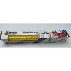 DMoose Resistance Bar for Physical Therapy, Relieves Yellow - Extra Light - NEW